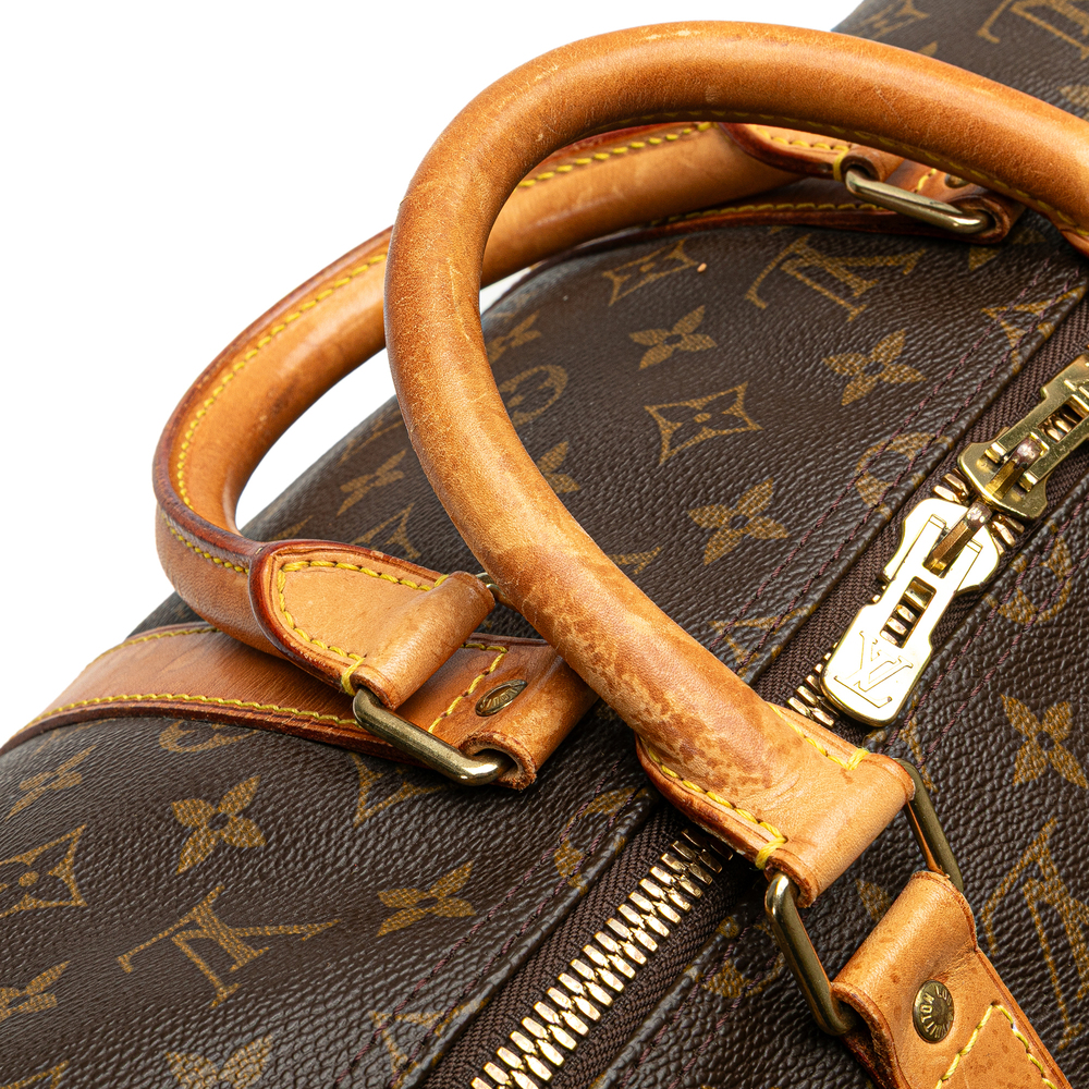 Pre-Loved Louis Vuitton Monogram Keepall Bandouliere 50 - Picture 7 of 10